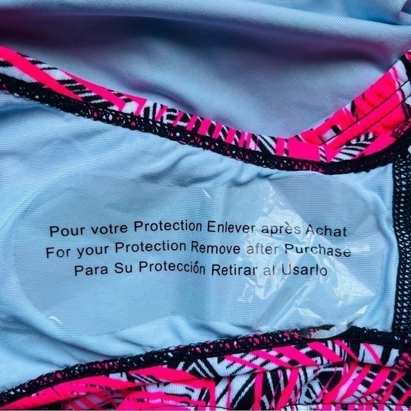 Nike Women's Scatter Brain Classic Lingerie Tank Swimsuit size 6 pink flash - Picture 12 of 13